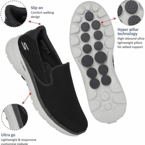 BRAND NEW men skechers Skechers go walk on slip on ortholite shoes size US 13 - Picture 1 of 10